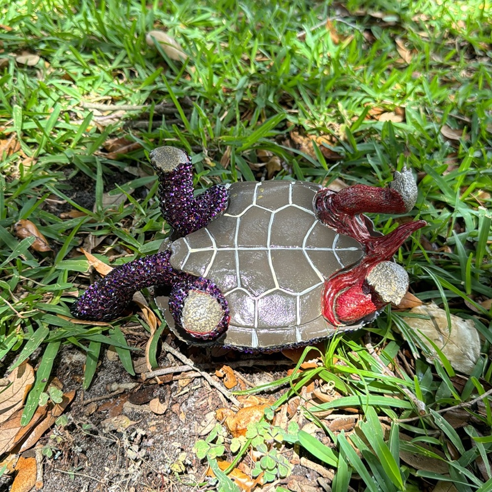 Sparkling Swarovski Crystal Embellished Turtle Handcrafted Unbranded - Picture 10 of 14